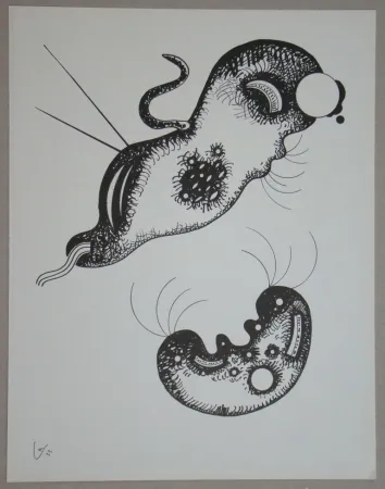 リトグラフ Kandinsky - Dessin à la plume, 1933