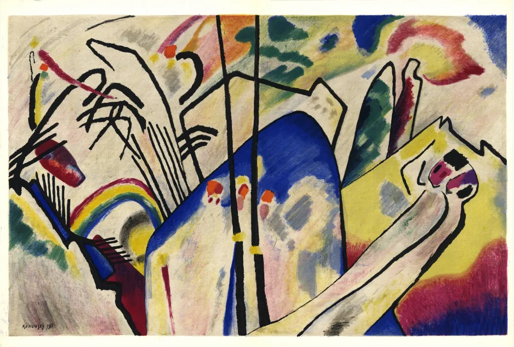 挿絵入り本 Kandinsky - KANDINSKY. Période dramatique 1910-1920. Juillet 1955. DERRIÈRE LE MIROIR N° 77-78.