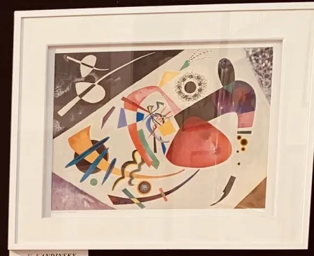 リトグラフ Kandinsky - La tâche rouge