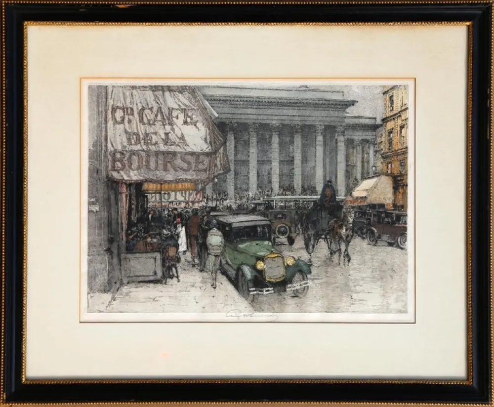彫版 Kasimir - Cafe Bourse, Paris