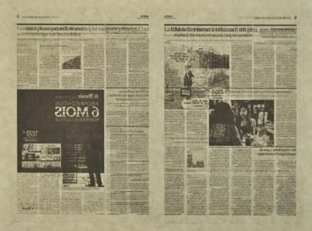 リトグラフ Kassay - Untitled 2/7 (Le Monde)