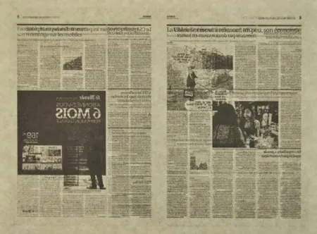 リトグラフ Kassay - Untitled 2/7 (Le Monde)