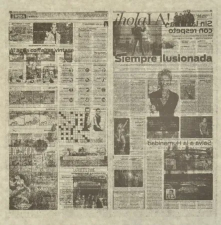 リトグラフ Kassay - Untitled 4/8 (La Opinión)