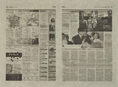 リトグラフ Kassay - Untitled 5/7 (Le Monde)