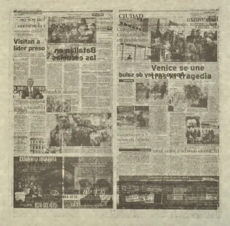 リトグラフ Kassay - Untitled 5/8 (La Opinión)