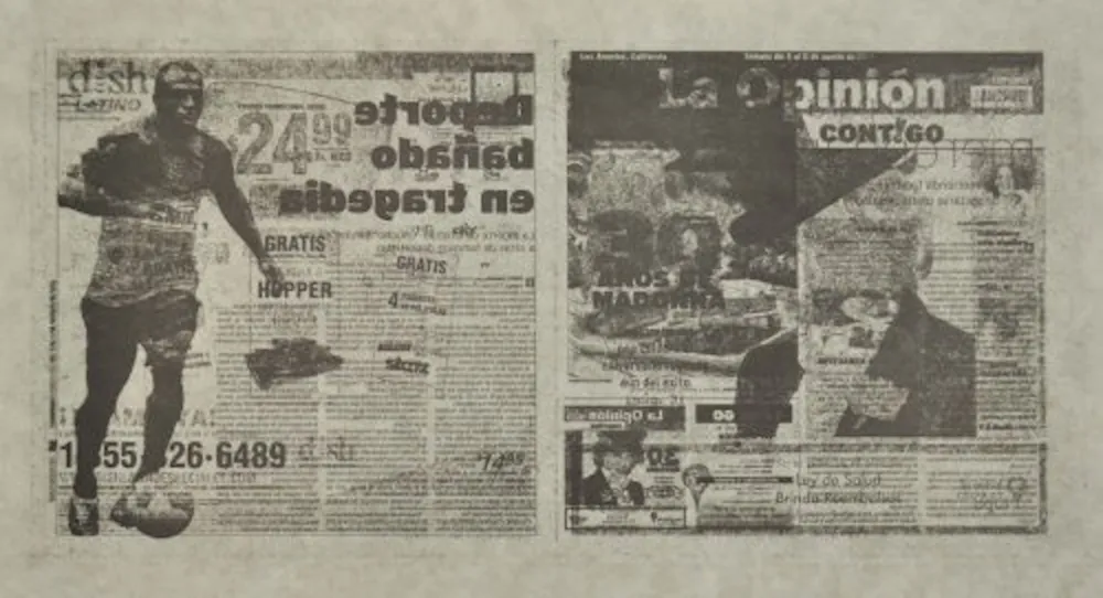 リトグラフ Kassay - Untitled 6/8 (La Opinión)