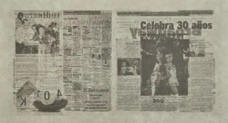 リトグラフ Kassay - Untitled 7/8 (La Opinión)