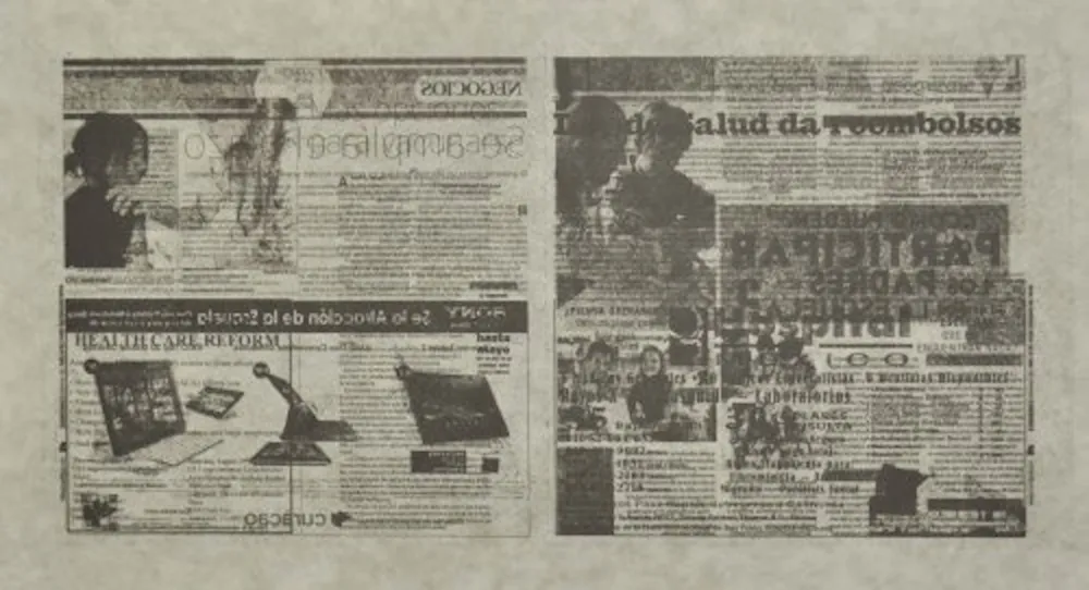 リトグラフ Kassay - Untitled 8/8 (La Opinión)