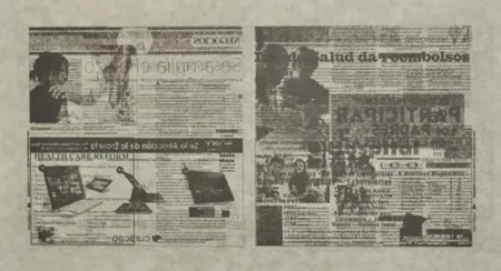 リトグラフ Kassay - Untitled 8/8 (La Opinión)