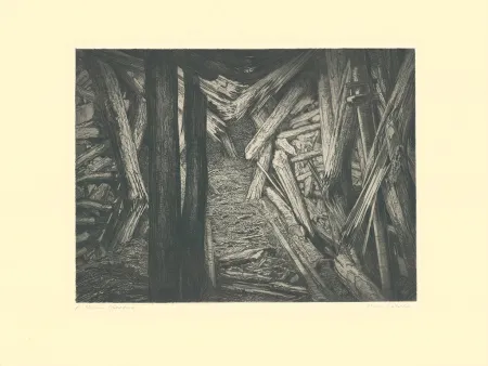 彫版 Kätelhön - Gebirgsdruck