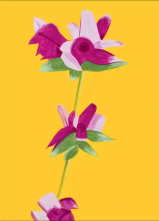 多数の Katz - Azaleas on Yellow