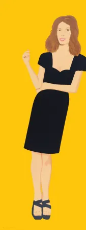 シルクスクリーン Katz - Black Dress -Cecily