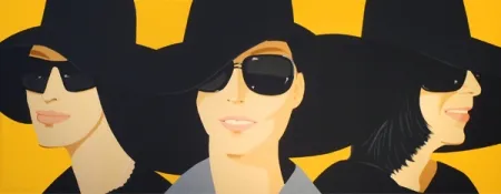 シルクスクリーン Katz - Black Hats IV