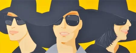 シルクスクリーン Katz - Black Hats IV