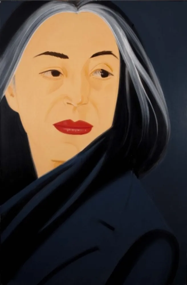 シルクスクリーン Katz - Black Scarf