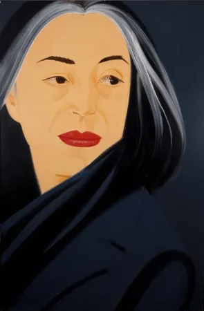 シルクスクリーン Katz - Black Scarf