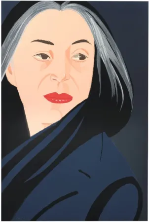 シルクスクリーン Katz - Black Scarf