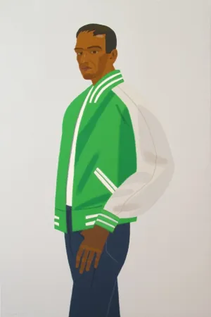 シルクスクリーン Katz - Green Jacket (from Alex & Ada portfolio)