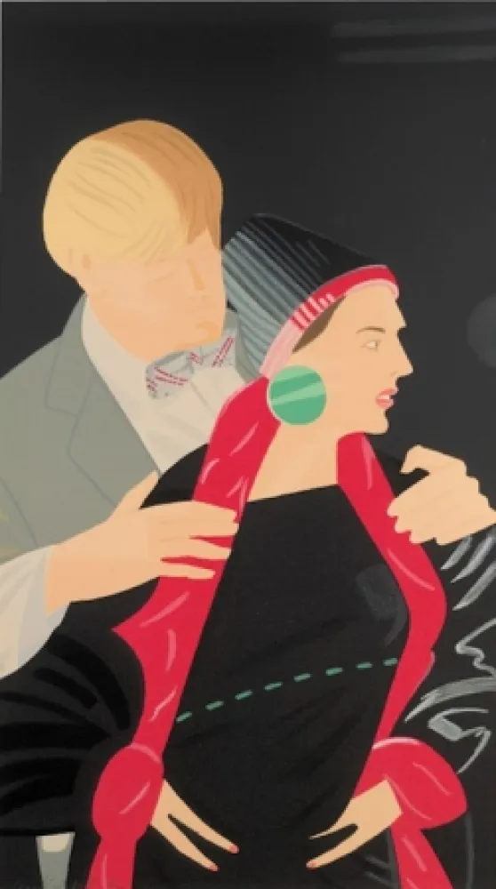 シルクスクリーン Katz - Pas de Deux V