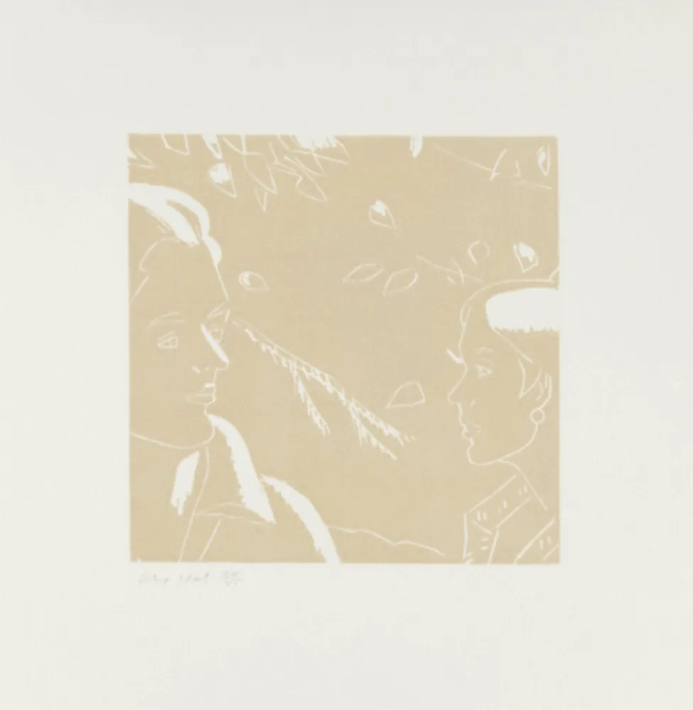 木版 Katz - Rackstraw and Peggy (from a Tremor in the Morning)