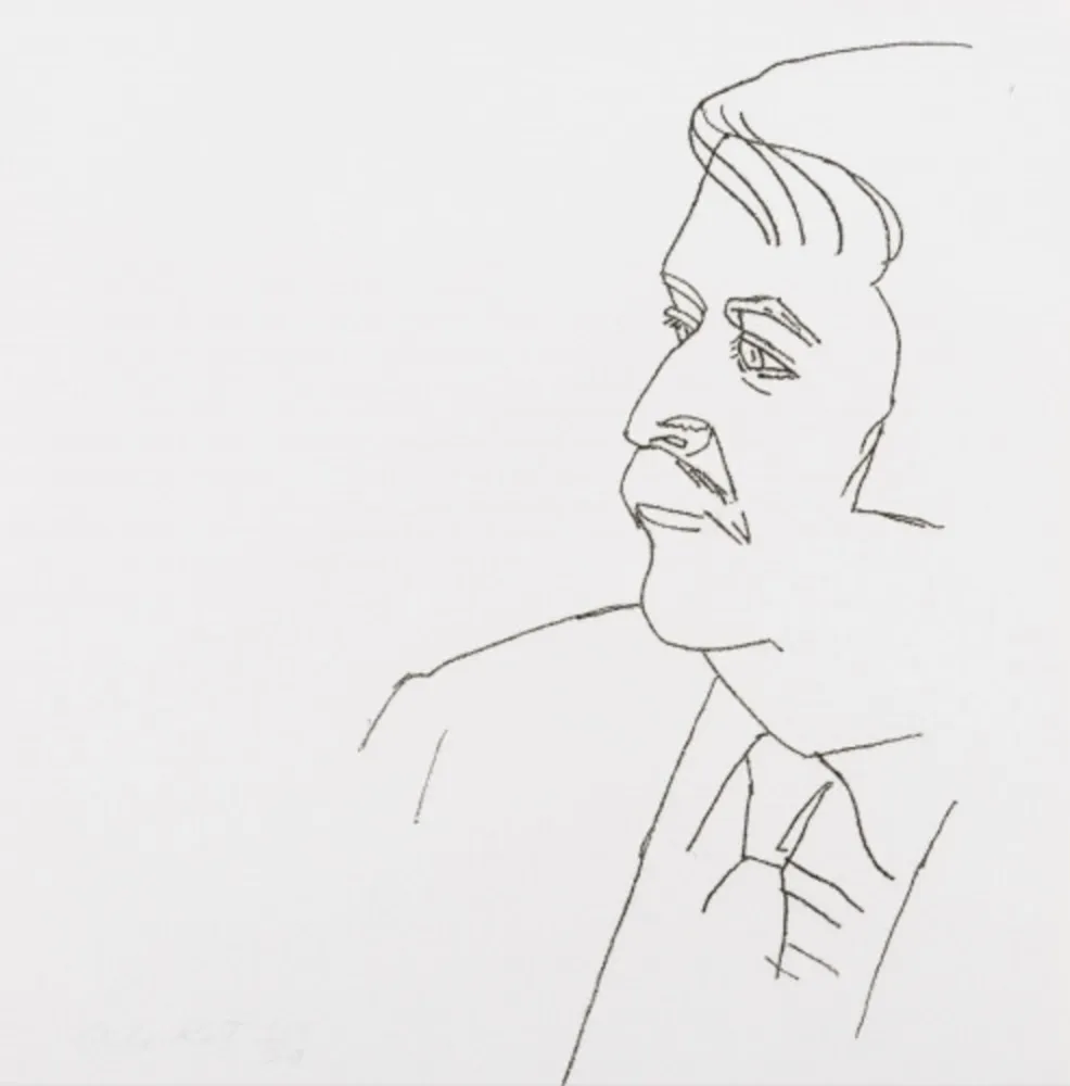 彫版 Katz - Seated Man