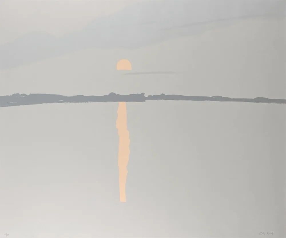 シルクスクリーン Katz - Sunset, Lake Wesserunsett I