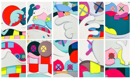 シルクスクリーン Kaws - Blame Game