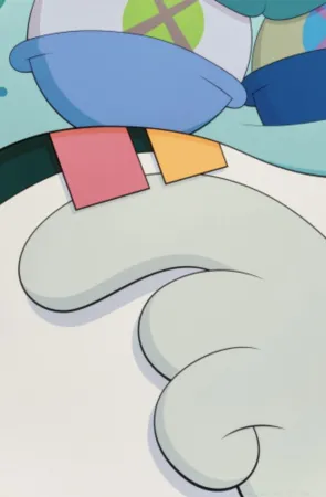 シルクスクリーン Kaws - Blame Game IX