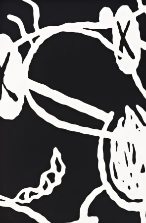 シルクスクリーン Kaws - Man's Best Friend #7