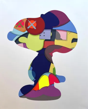 シルクスクリーン Kaws - No One's Home