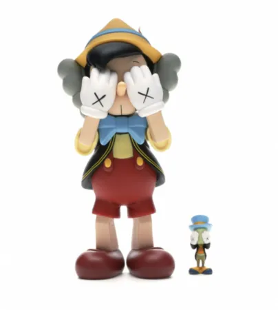 多数の Kaws - Pinocchio & Jiminy Cricket