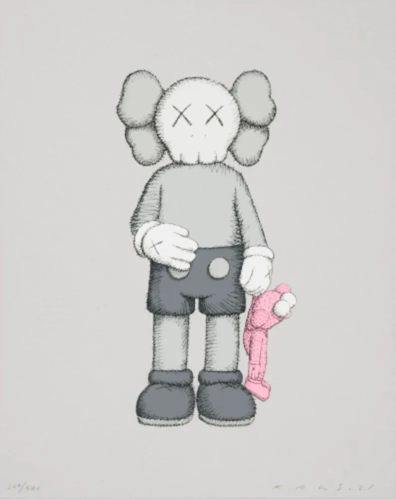 シルクスクリーン Kaws - Share