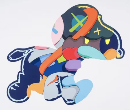シルクスクリーン Kaws - Stay Steady