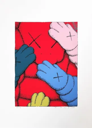 シルクスクリーン Kaws - Urge (10)