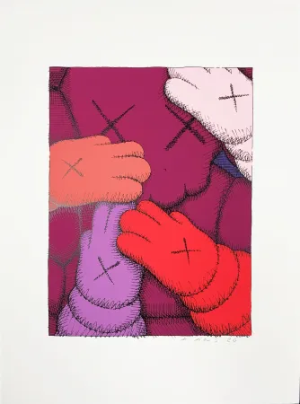 シルクスクリーン Kaws - Urge (2)