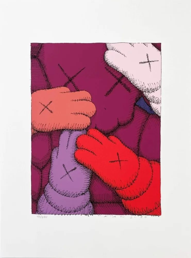 シルクスクリーン Kaws - Urge (2)