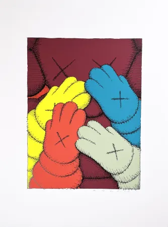 シルクスクリーン Kaws - Urge (4)