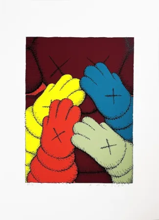 シルクスクリーン Kaws - Urge (4)