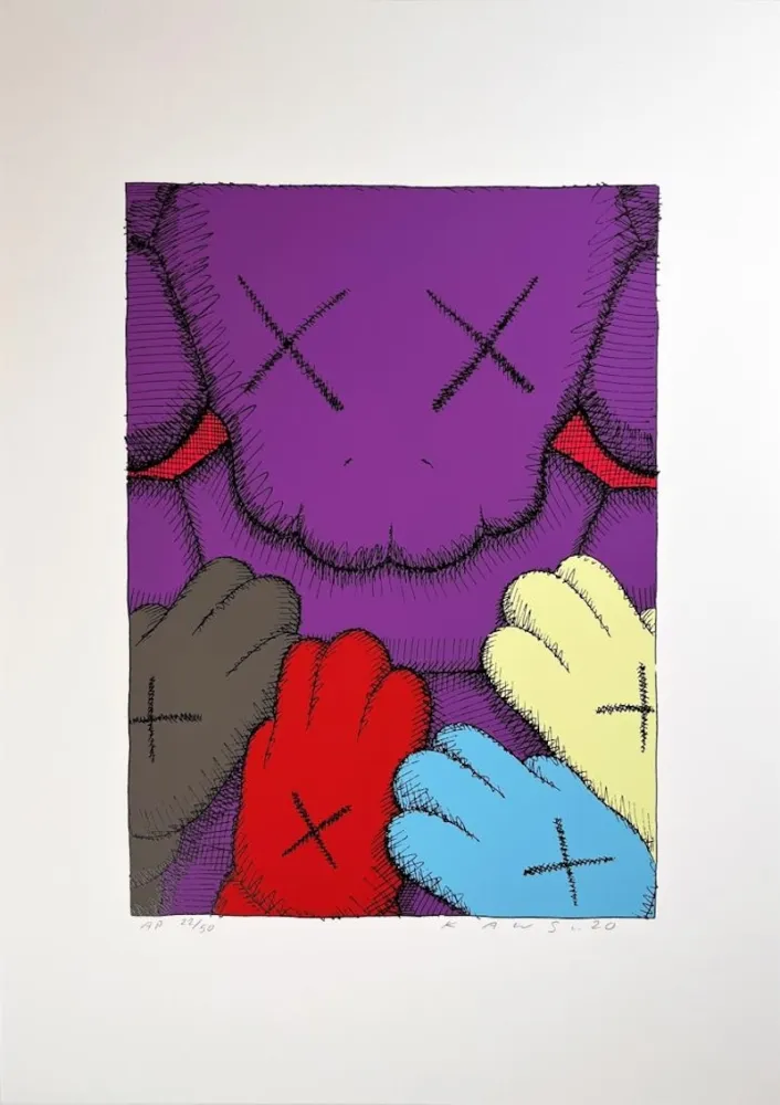 シルクスクリーン Kaws - Urge (8)