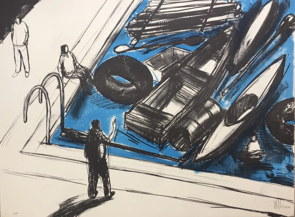 リトグラフ Kcho - Regresa vida mia que te espero 2