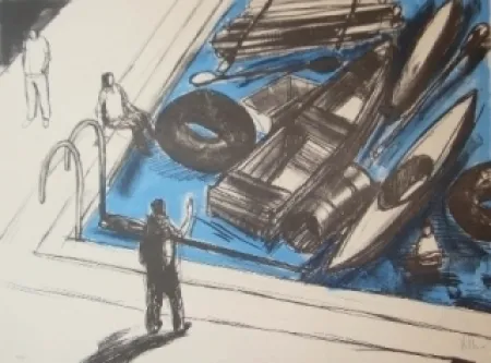 リトグラフ Kcho - Regresa vida mia que te espero 2