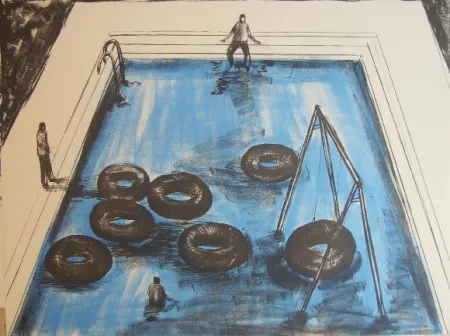 リトグラフ Kcho - Regresa vida mia que te espero 3 