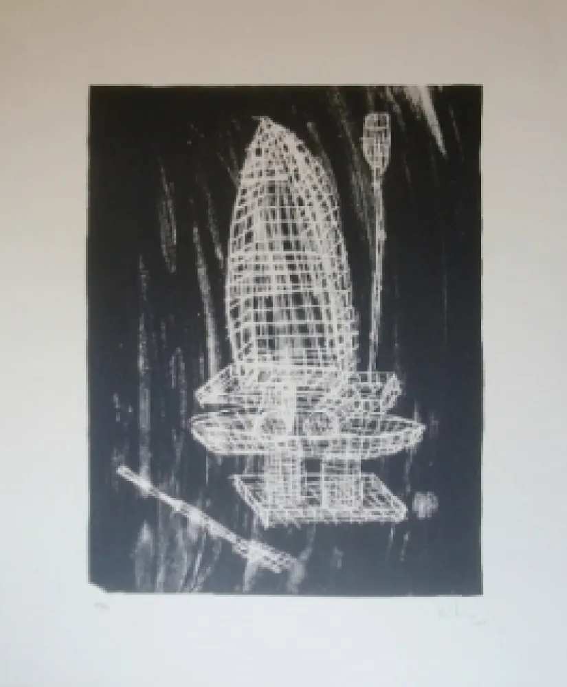 リトグラフ Kcho - Sans titre