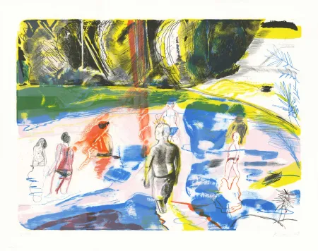 リトグラフ Kebbi - Sans titre