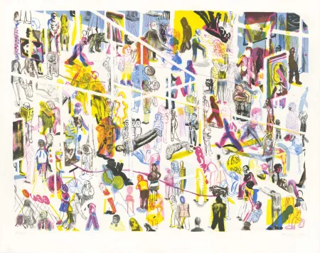 リトグラフ Kebbi - Sans titre