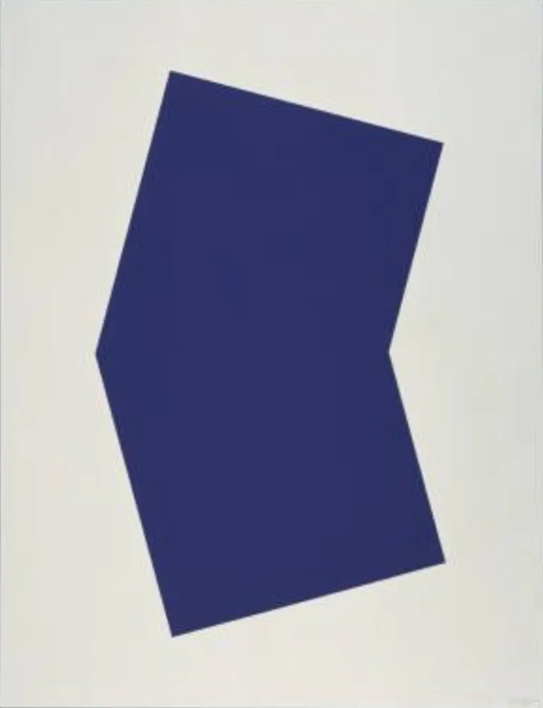 リトグラフ Kelly - Blue