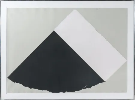 シルクスクリーン Kelly - Dark Gray and White