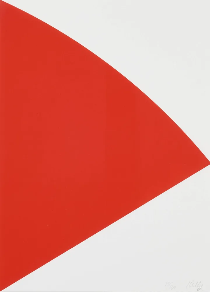 リトグラフ Kelly - Red Curve (For Joel)