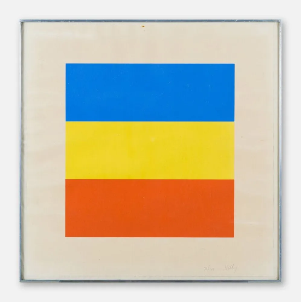 シルクスクリーン Kelly - Red, Yellow, Blue.