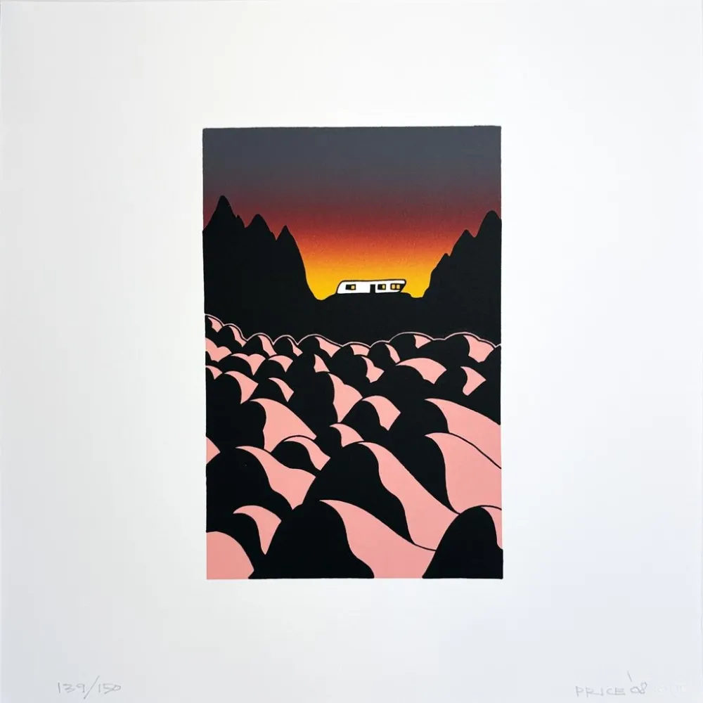 リトグラフ Ken - Living with Rocks from the Artists for Obama Portfolio